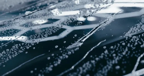 Water beading on ceramic coated surface