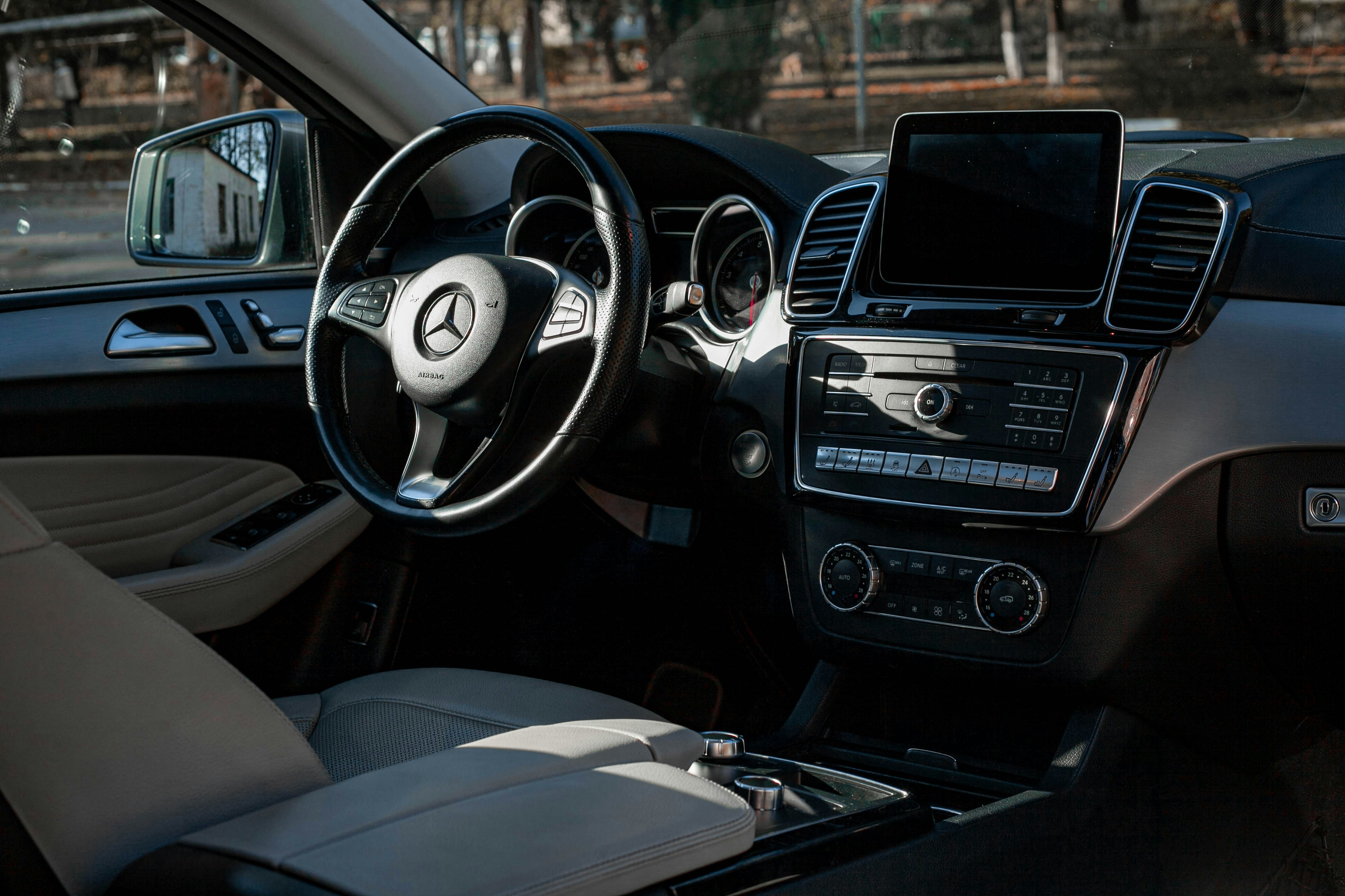 Clean SUV interior after deep cleaning