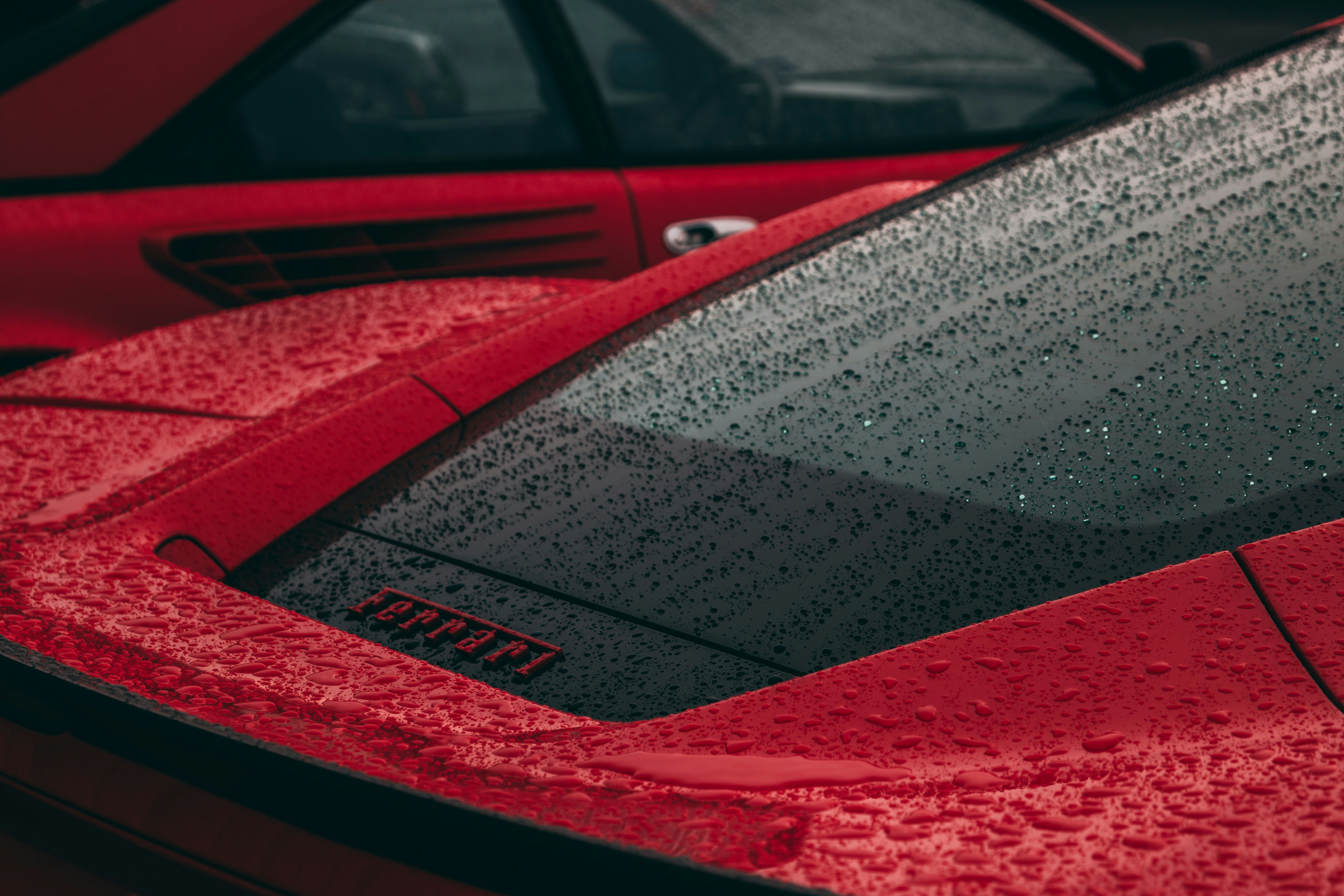 Water beading on ceramic coated paint